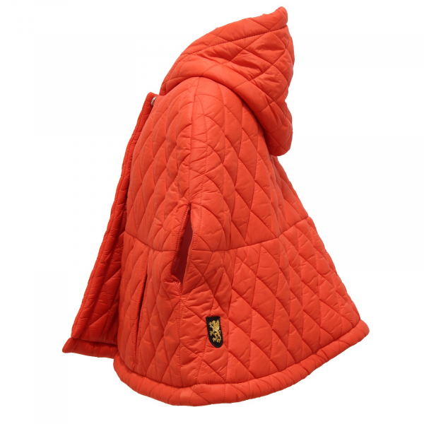 1258V mantella piumino girl MAURO GRIFONI bimba orange jacket