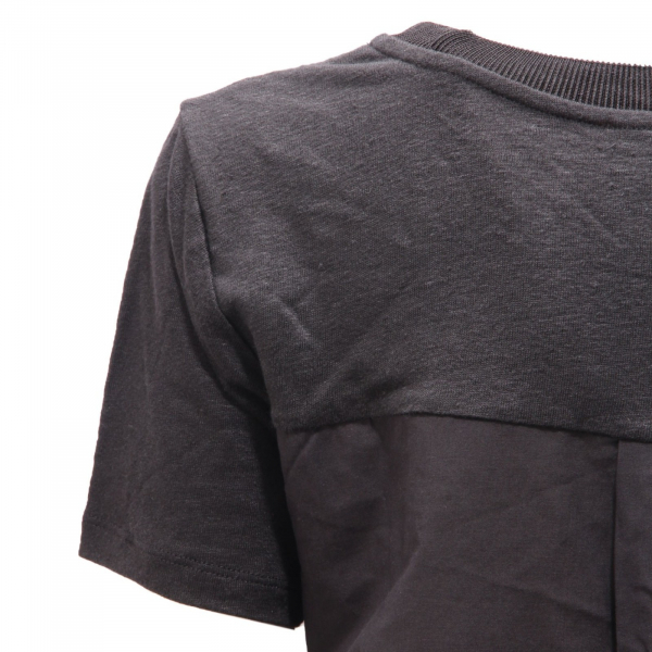 1279AL maglia donna WOOLRICH woman linen/cotton mixed t-shirt black