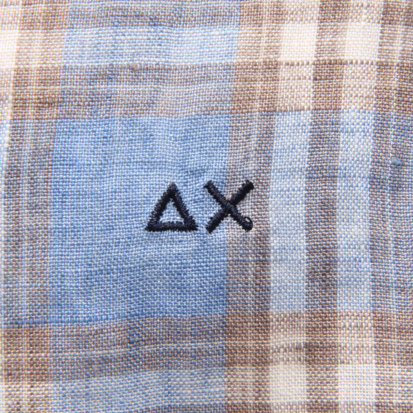 1286AS camicia uomo SUN 68 man linen shirt