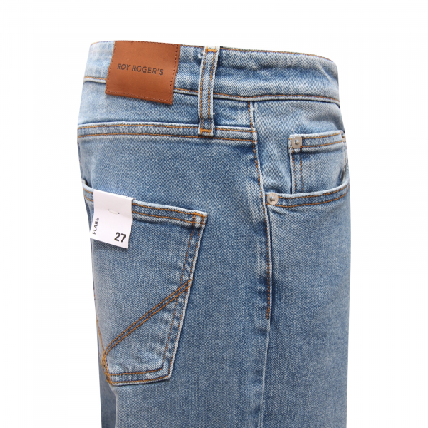 1315AV JEANS DONNA ROY ROGER'S SUPER WIDE WOMAN TROUSERS