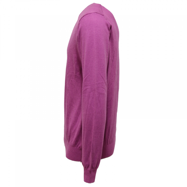1318X maglione uomo ALTEA purple sweater cotton/cashmere man