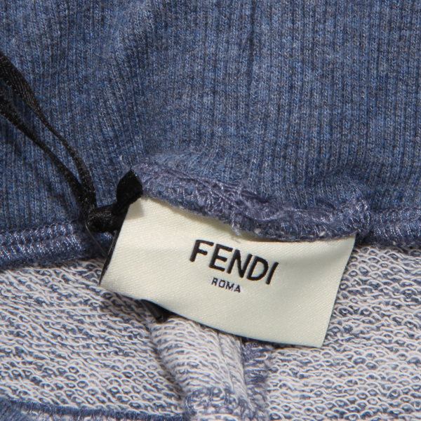 1320S bermuda bimbo FENDI pantalone corto blu melange short pant kid