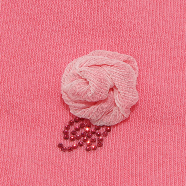 1320W  collant bimba MISS BLUMARINE pink cottons tights girl kid