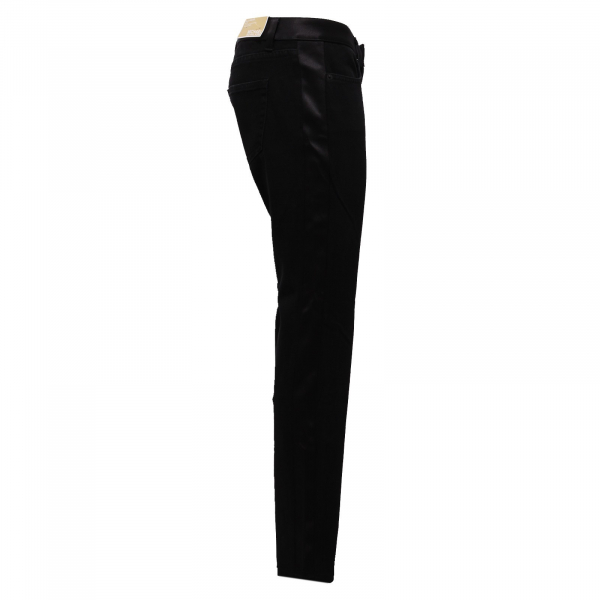 1335AB jeans donna MICHAEL KORS black relaxed leg opening trouser woman
