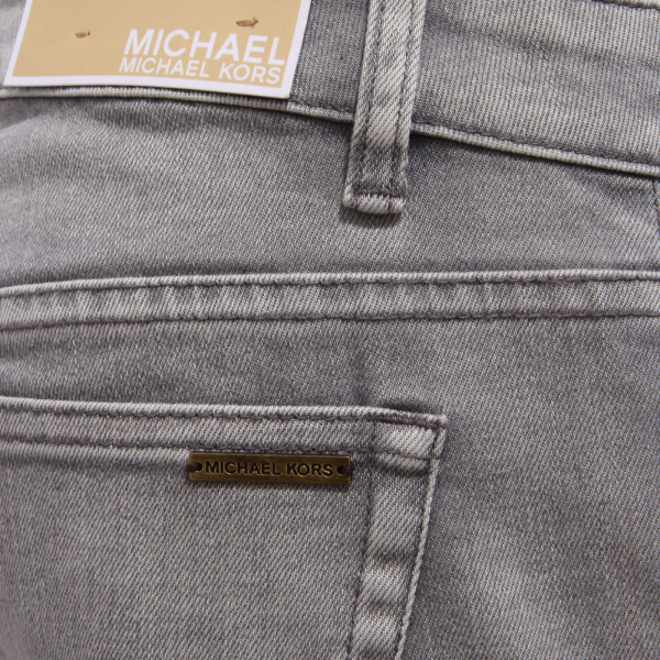 1345AB pantalone donna MICHAEL KORS IZZY SKINNY grey jeans woman