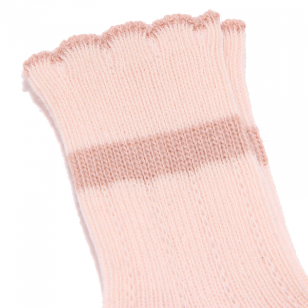 1363W calze bimba CHLOE' pink cotton socks girl kid