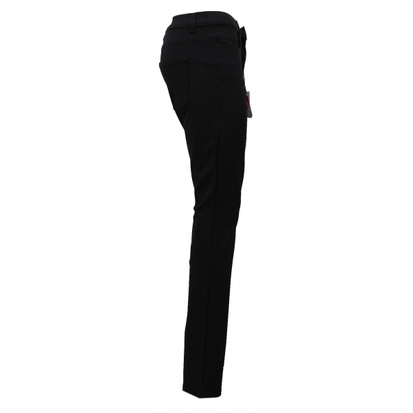 1366AB pantalone donna MARELLA acetato nero black trouser woman