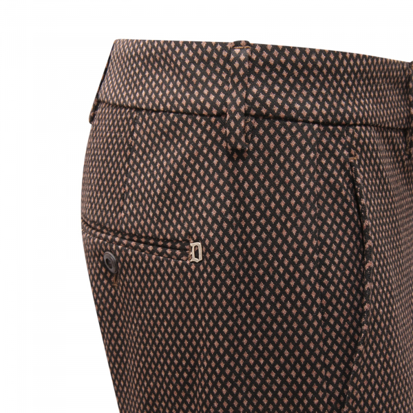 1419AR pantalone uomo DONDUP RAL man trousers brown/black