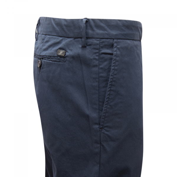 1437AV PANTALONE UOMO HENRY COTTON'S SLIM MAN TROUSERS BLUE