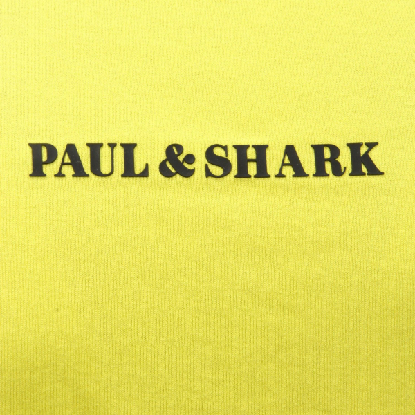 1438AH maglia uomo PAUL&SHARK lime green cotton t-shirt man