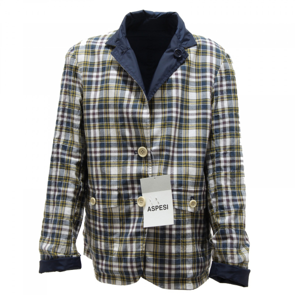 1467N giacca ASPESI giacche bimbo jackets coat kids blu