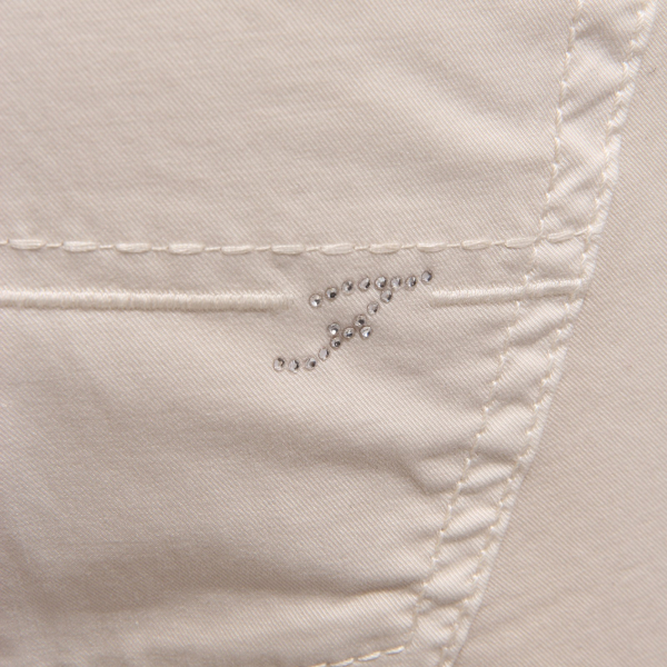 1581AB  pantalone donna FAY beige denim jeans woman