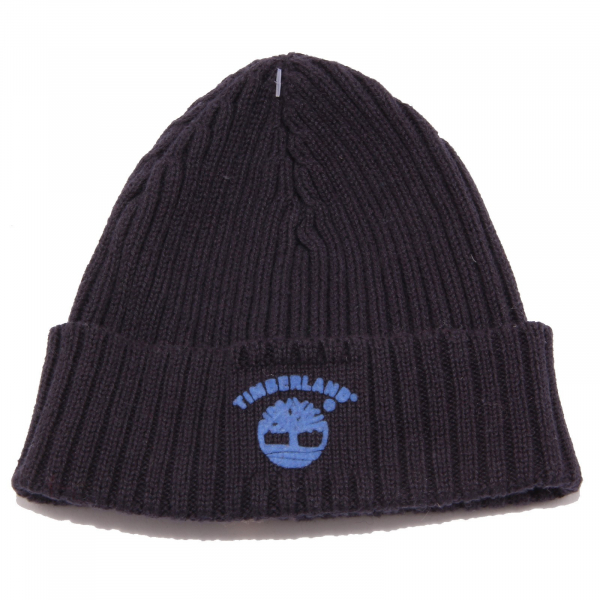 1588S cuffia bimbo TIMBERLAND cotone blu accessori hat kid cotton