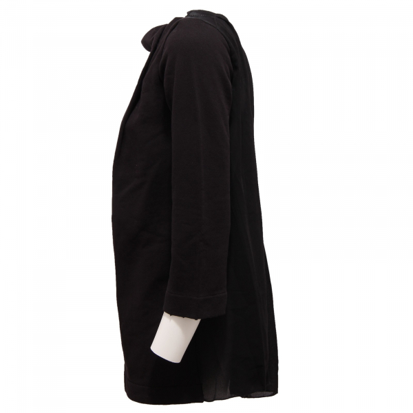 1593R maxi felpa donna TILL.da nero sweatshirt woman