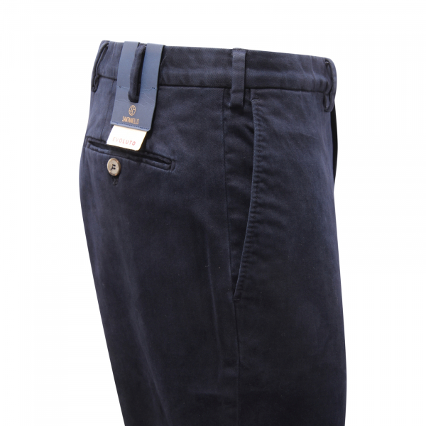 1611AV PANTALONE UOMO SANTANIELLO EVOLUTO MAN TROUSERS BLUE