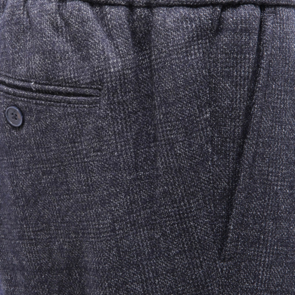 1616AI pantalone uomo SUN68 man cotton/wool trouser checked grey