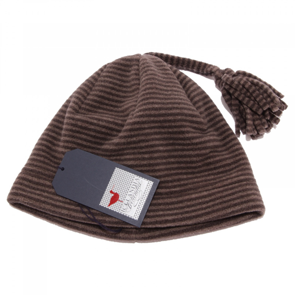 1617W cuffia bimbo ICELANDIA brown supersoft pile hat kid