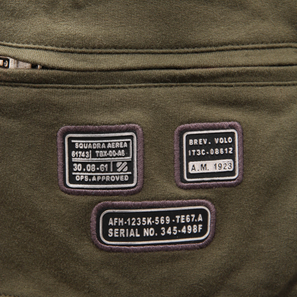 1638AM felpa uomo AERONAUTICA MILITARE man full zip sweatshirt