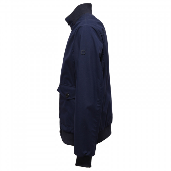 1639Z giubbotto uomo UP TO BE AGER windbreaker blue jacket man