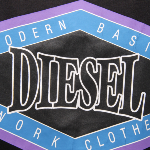 1642AQ maglia uomo DIESEL man t-shirt black