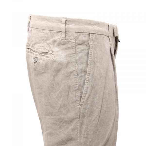 1654AT pantalone uomo VIGANO' 1959 COLLECTION man linen trousers