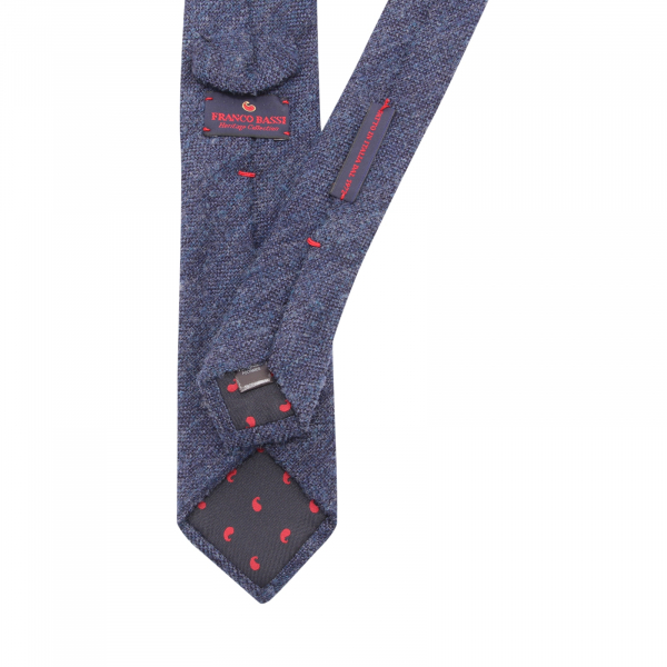 1667AU cravatta uomo FRANCO BASSI man 7 cm wool tie