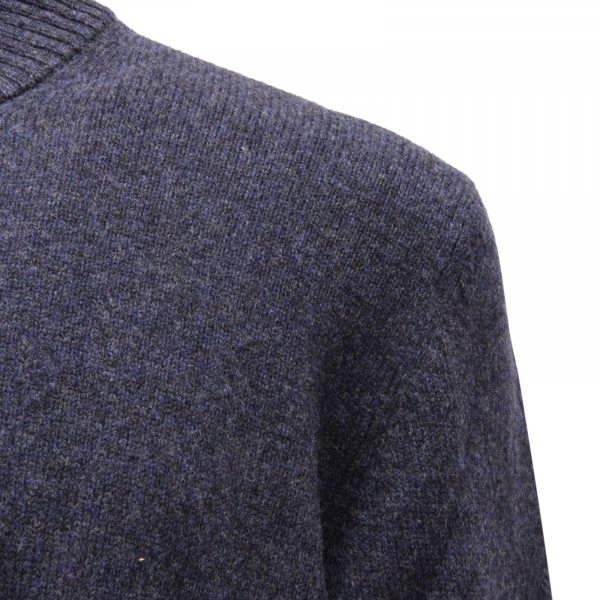 1672AZ MAGLIONE UOMO GRAN SASSO MAN HALF ZIP SWEATER