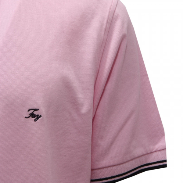 1673AH polo uomo FAY pink cotton polo-shirt man