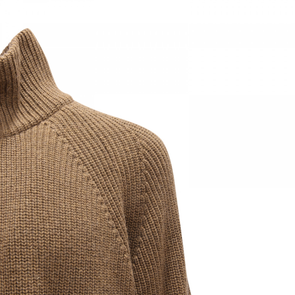 1689AZ MAGLIONE UOMO BROOKSFIELD MAN HALF ZIP WOOL BLEND SWEATER GREEN
