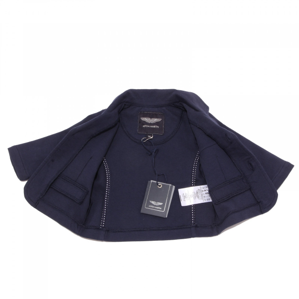 1692T giacca bimbo ASTON MARTIN jersey stretch blu jacket kid