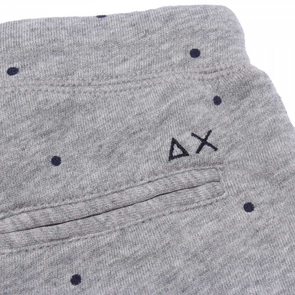 1717Y pantalone corto bimba girl SUN 68 short pant grey