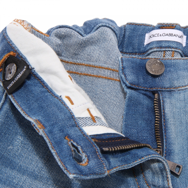 1718S  Bermuda jeans bimba DOLCE & GABBANA JUNIOR shorts pants kids