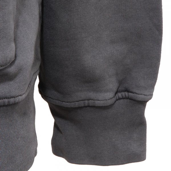 1746AL felpa uomo FRADI man washed vintage effect cotton sweatshirt dark grey