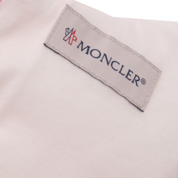 1757AF vestito bimba girl MONCLER pink down padded dress kid