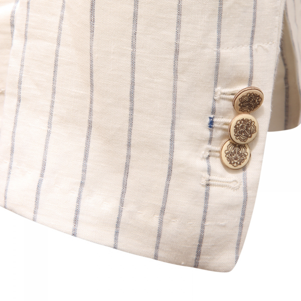 1765AV GIACCA DOPPIOPETTO MARTIN ZELO MAN LINEN JACKET