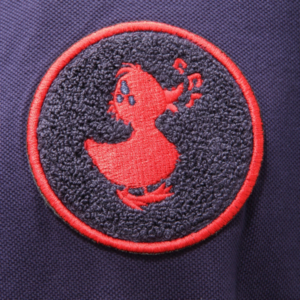 1787AH polo uomo SAVE THE DUCK blue piquet cotton polo shirt man