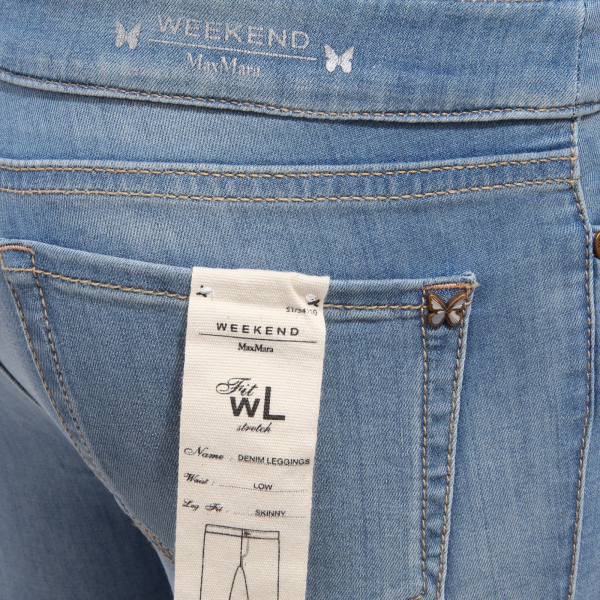 1790AB leggings donna WEEKEND MAXMARA SKINNY denim jeans woman