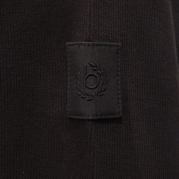 1800AE felpa uomo BUGATTI black cotton sweatshirt man