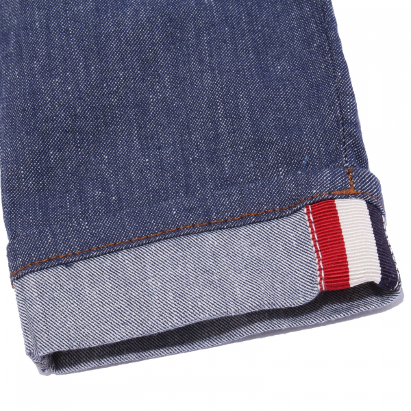 1809Y pantalone bimbo boy MONCLER blu denim trouser pant