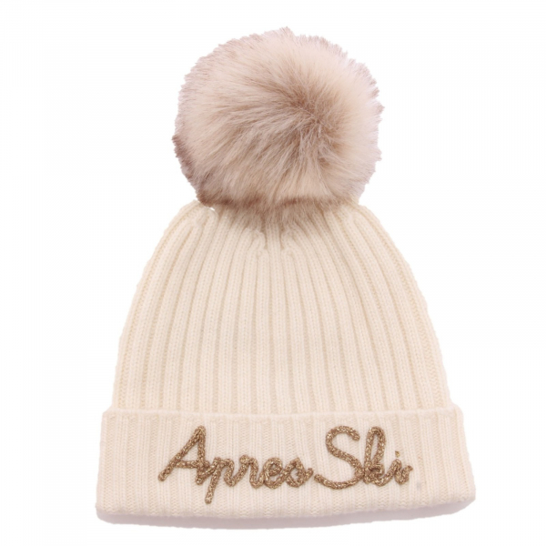 1835AL cuffia donna MC2 SAINT BARTH WENGEN woman beanie off white