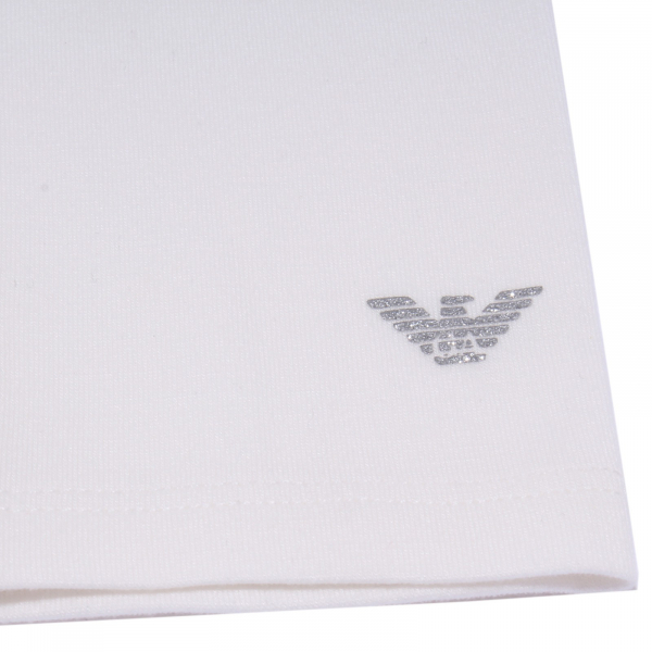 1838Y leggings bimba GIRL ARMANI BABY white trouser pant