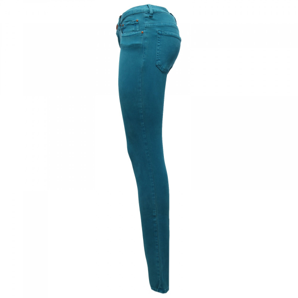 1842Z jeans donna SIVIGLIA stretch turquoise delave' trouser pants woman