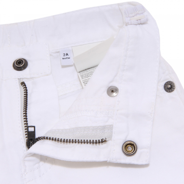 1852S jeans bimba ARMANI JUNIOR cotone bianco pantalone trouser pant kid