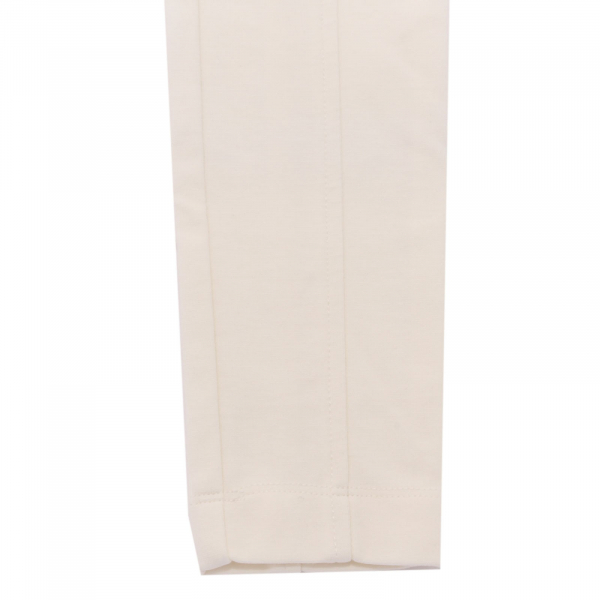 1862AF pantalone bimba girl MONNALISA off white jersey trousers kids