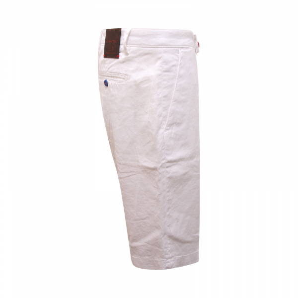 1871AV BERMUDA UOMO BARONIO SPORTIVE MAN LINEN BLEND SHORTS