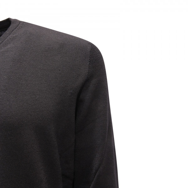 1873AZ MAGLIONE UOMO GRAN SASSO MAN WOOL SWEATER BLACK