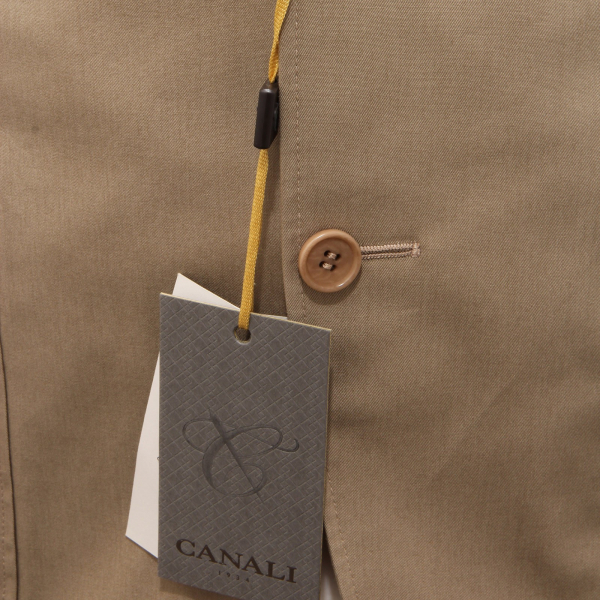 1881AG giacca uomo CANALI beige stretch cotton jacket man