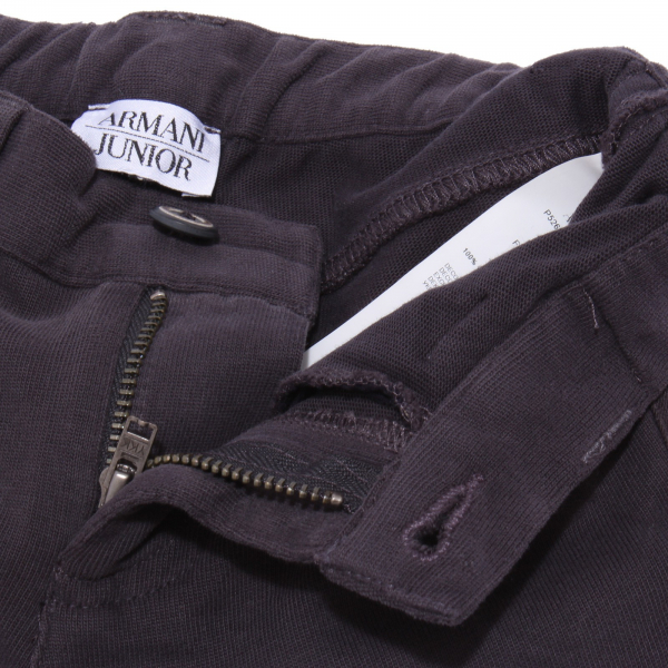 1885Y pantalone tuta bimbo boy ARMANI JUNIOR  grey trouser cotton