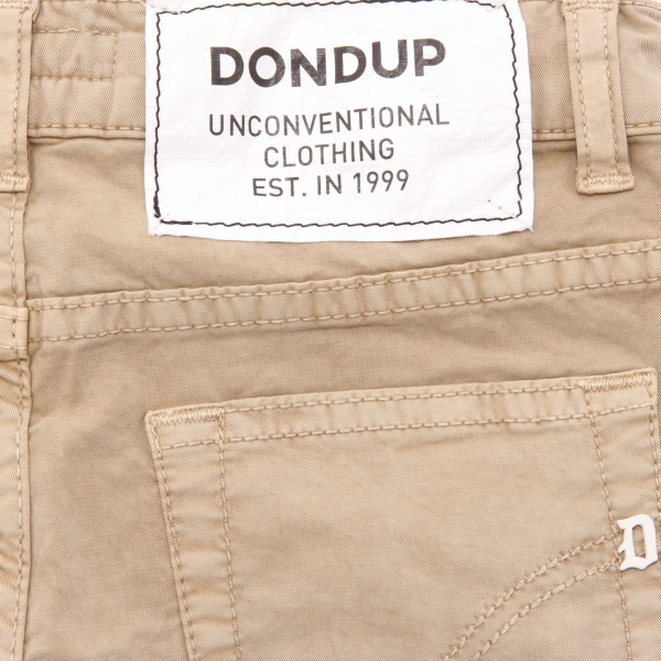 1897AF bermuda bimbo BOY DONDUP DERICK beige delave' cotton short