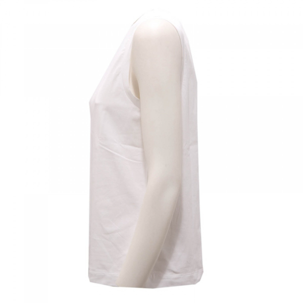 1900AI canotta donna MARELLA MONOCHROME woman jersey sleeveless top white
